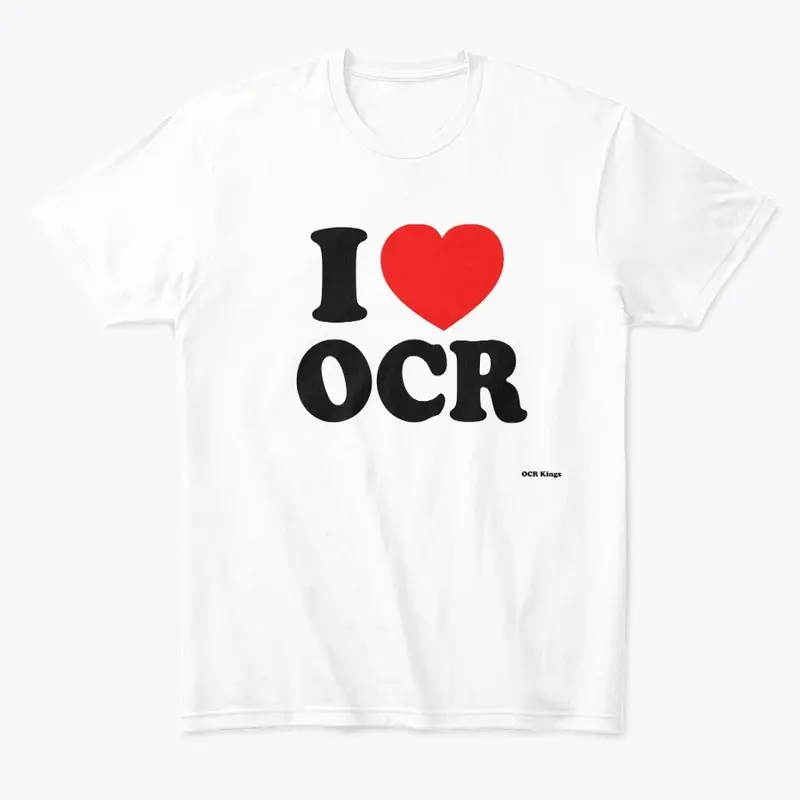 I Love OCR Comfy Tee