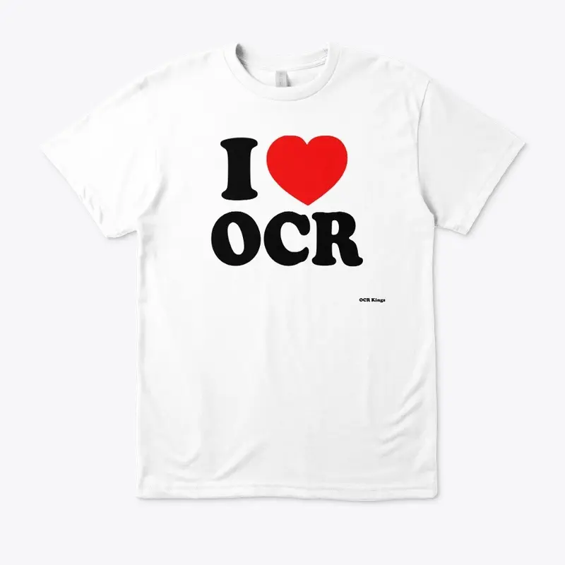 I Love OCR Unisex Tee